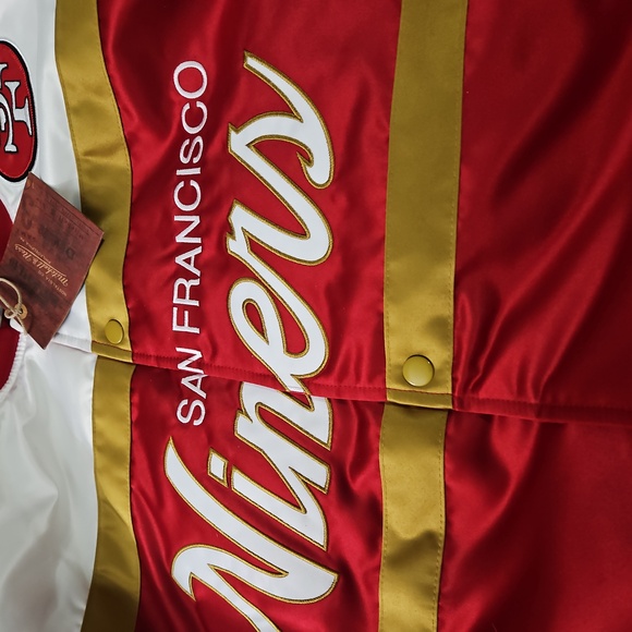 Mitchell and Ness San Francisco 49ers Heavyweight 2XL Jacket. NWT - Picture 3 of 12